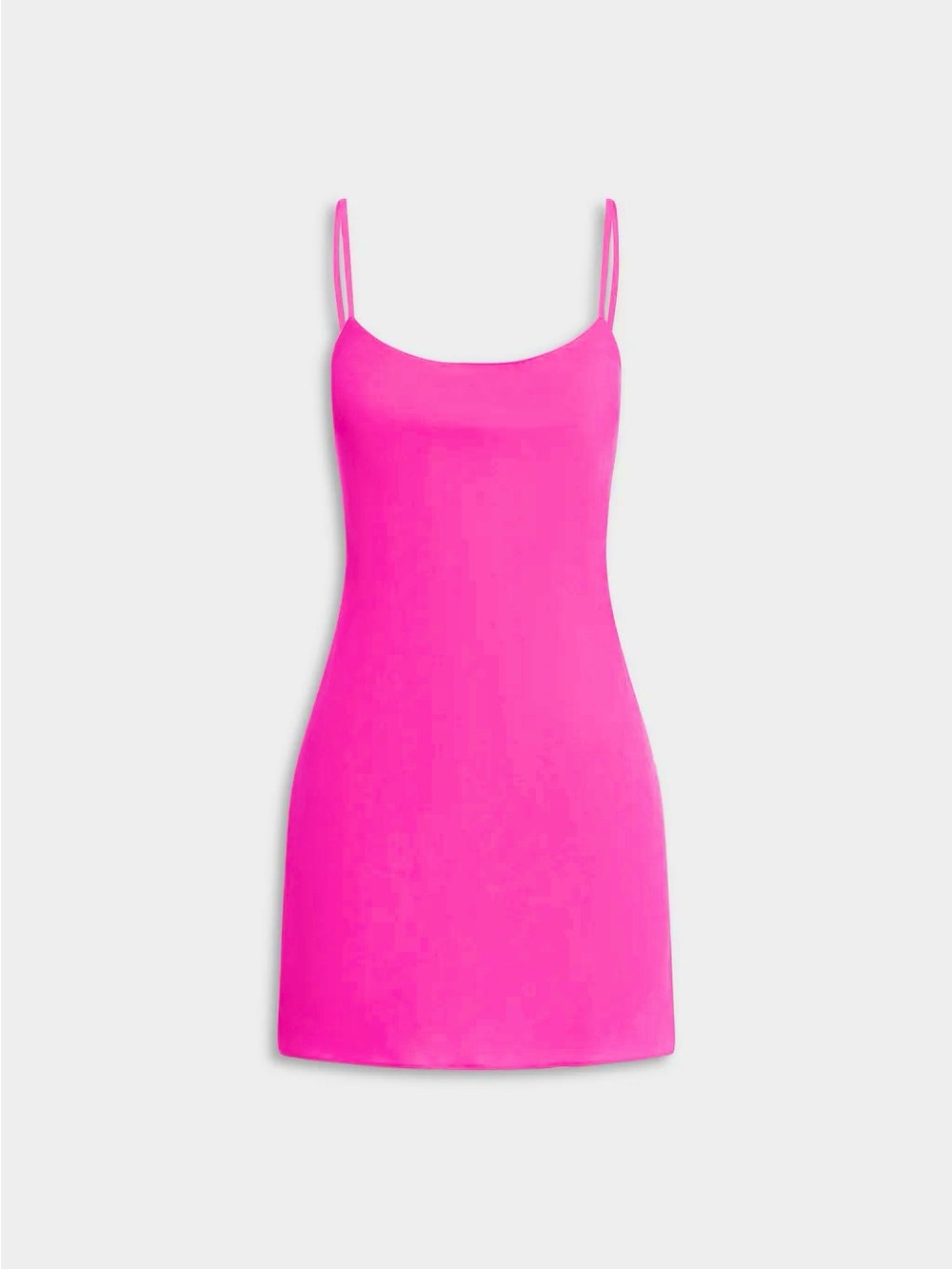 VENROY ‘Silk Slip Mini Dress’ in Fuchsia